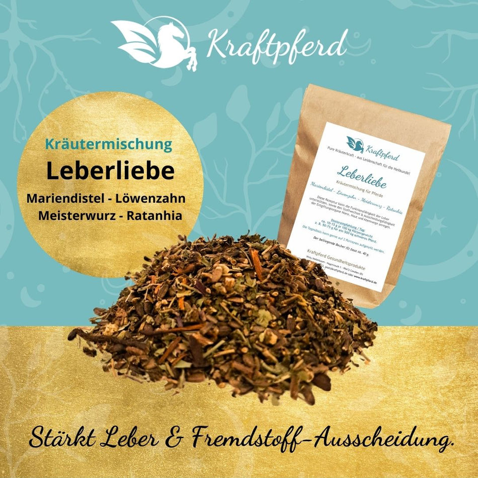 Kräutermischung Leberliebe - 1 kg - Kraftpferd